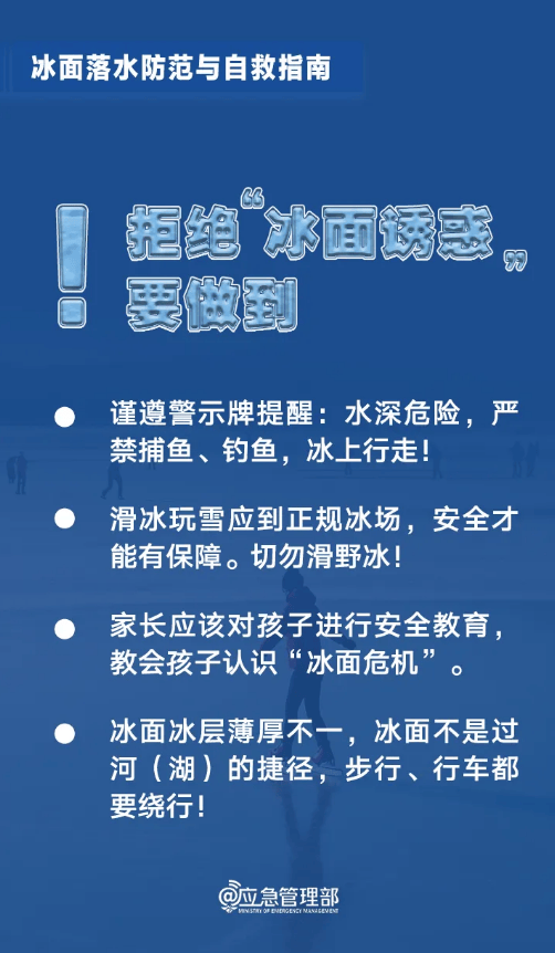 北方多地發生冰面破裂事故 自救指南快收藏